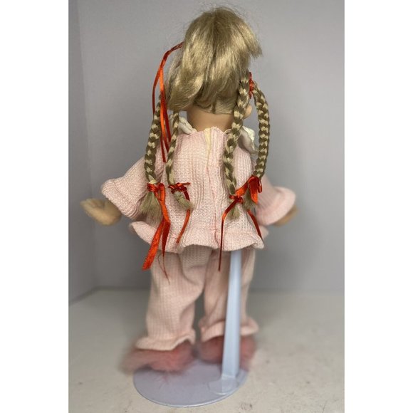 Universal Studios Dr. Seuss Cat in the Hat 13” Girl Doll 2009 With Stand No Box - Picture 4 of 12